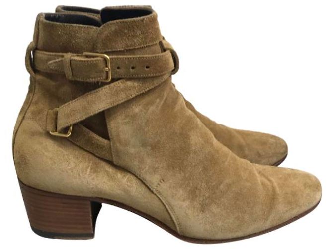 Autre Marque Boots Saint Laurent T.36,5 Cammello - vista 9