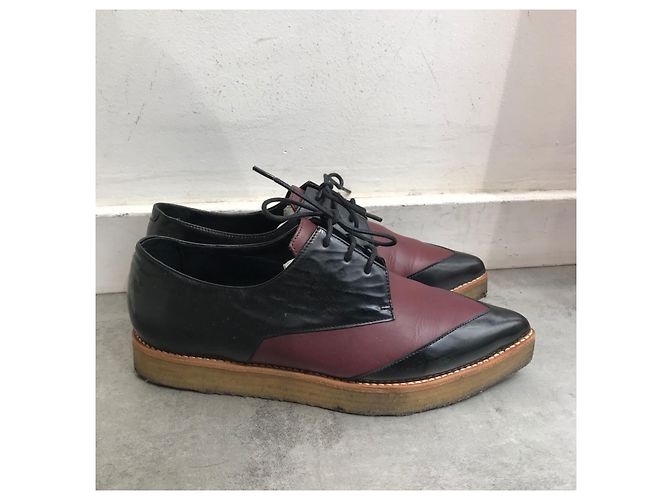 Derbies Pierre Hardy T.39 Bordeaux - vue 2