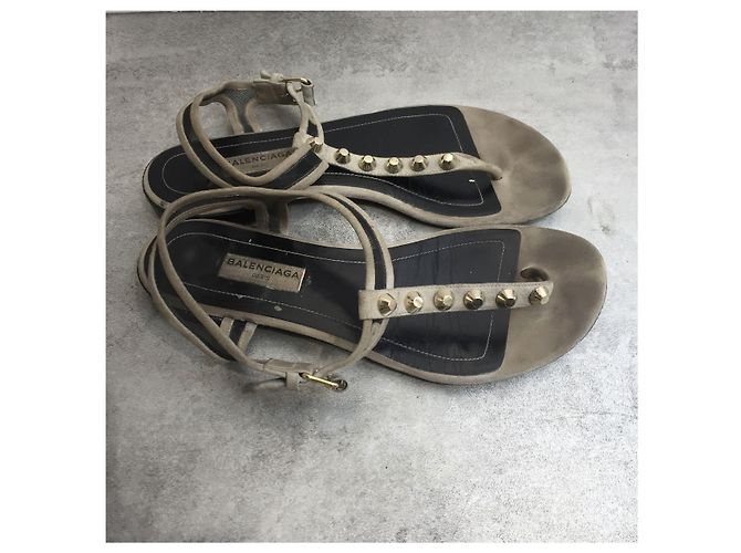 Sandali Balenciaga grigi T.36 Grigio - vista 3