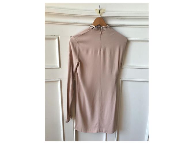 Pinko Kurzes Kleid Rosa Viskose - Ansicht 3