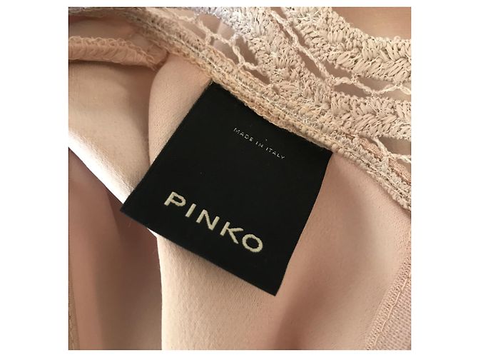 Pinko Kurzes Kleid Rosa Viskose - Ansicht 4