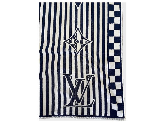 Hermès Toalha de praia Louis Vuitton Azul - vista 2