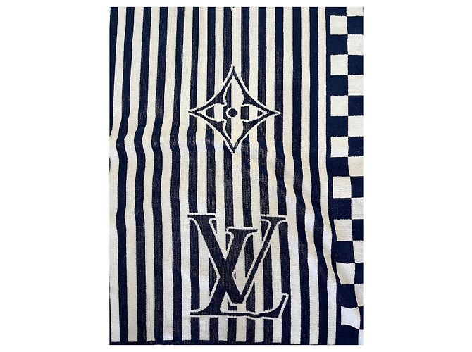 Hermès Toalha de praia Louis Vuitton Azul - vista 3