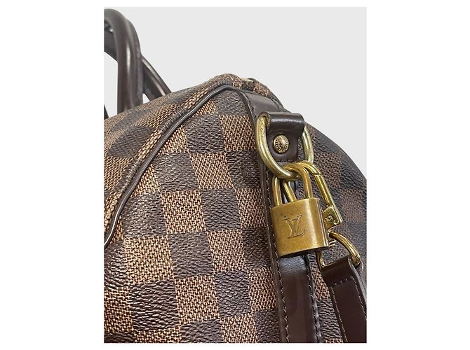 Borsa Louis Vuitton Speedy Bandouliere 35 Marrone - vista 6