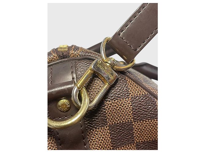Borsa Louis Vuitton Speedy Bandouliere 35 Marrone - vista 7