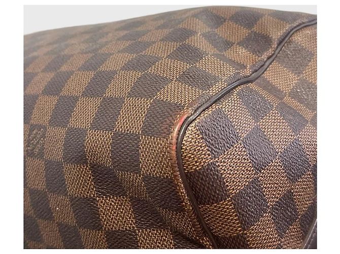 Borsa Louis Vuitton Speedy Bandouliere 35 Marrone - vista 8