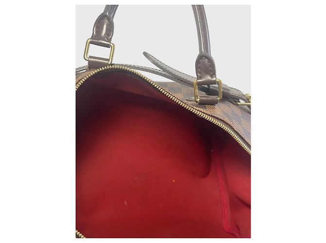 Borsa Louis Vuitton Speedy Bandouliere 35 Marrone - vista 9