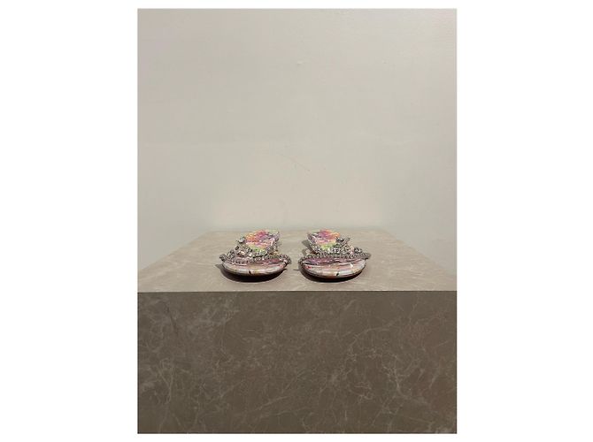 Sandali Christian Louboutin argento T.39,5 - vista 2