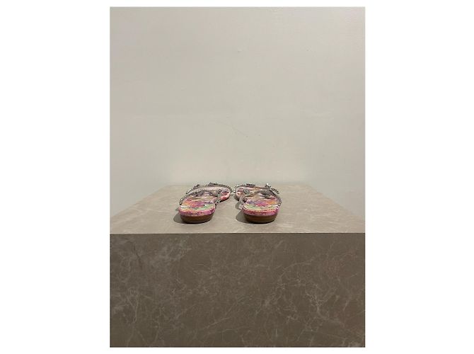 Sandali Christian Louboutin argento T.39,5 - vista 4