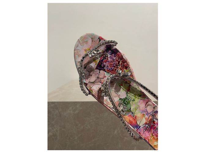 Sandali Christian Louboutin argento T.39,5 - vista 5