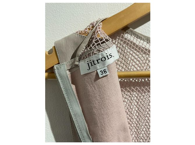 Jitrois Lammlederkleid Rosa Größe 36 Pink - Ansicht 6