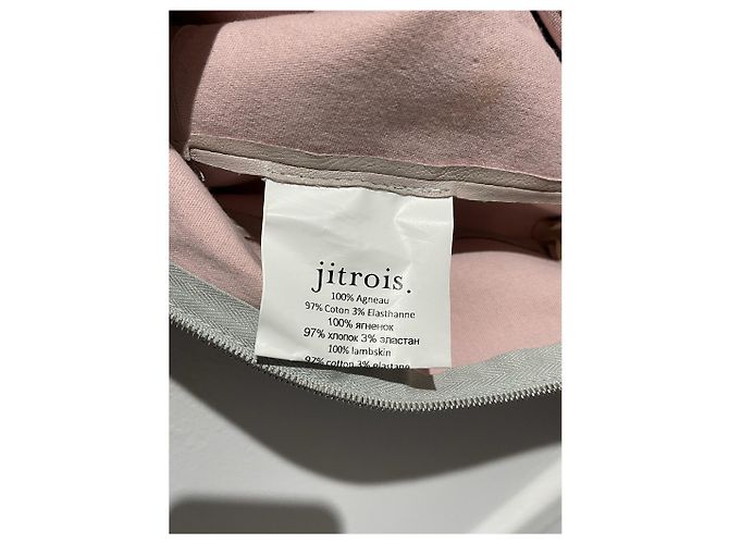 Jitrois Lammlederkleid Rosa Größe 36 Pink - Ansicht 7