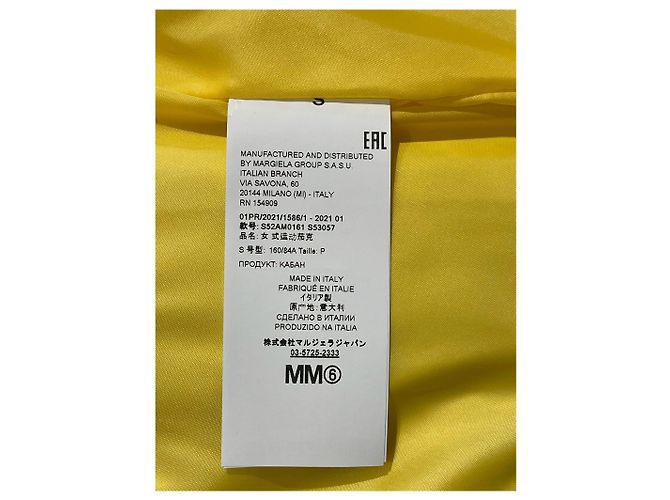 Maison Martin Margiela Doudoune Maison Margiela T.S Giallo - vista 6