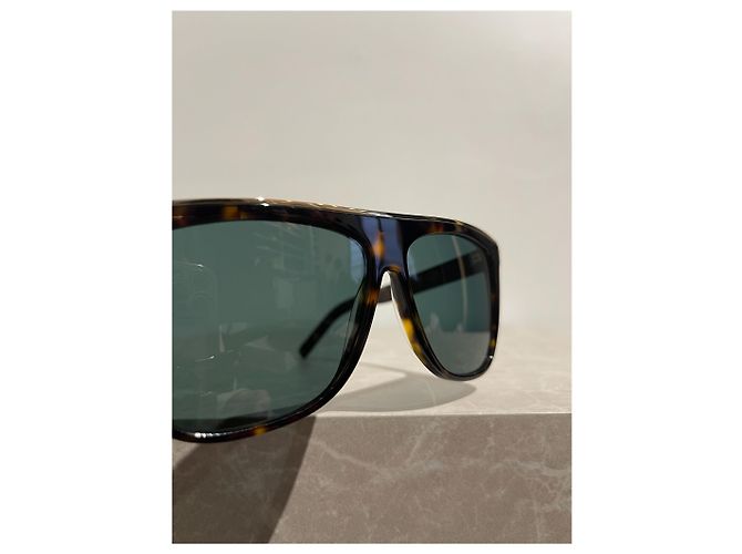 Autre Marque Gafas Saint Laurent SL1 Slim Castaño - vista 6