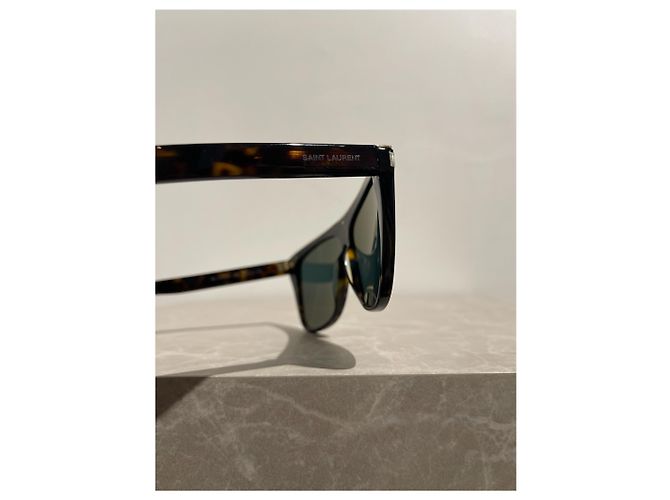 Autre Marque Gafas Saint Laurent SL1 Slim Castaño - vista 7