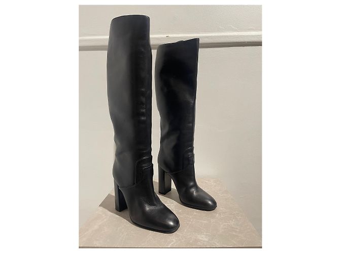 Botas Bottega Veneta negras T.37 Negro - vista 2