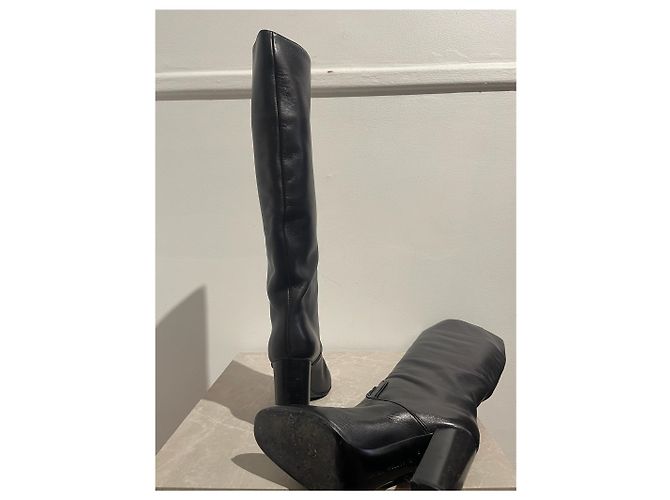 Botas Bottega Veneta negras T.37 Negro - vista 4