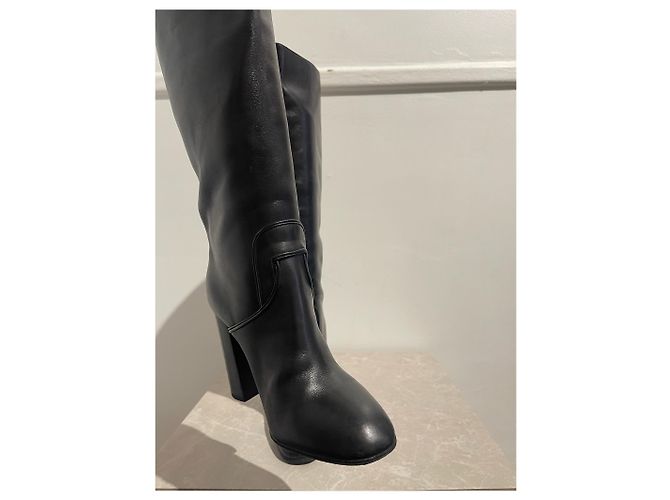 Botas Bottega Veneta negras T.37 Negro - vista 7