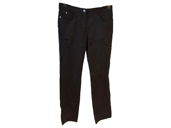 Pantalones Chloé marrón T.40 Castaño - vista 6