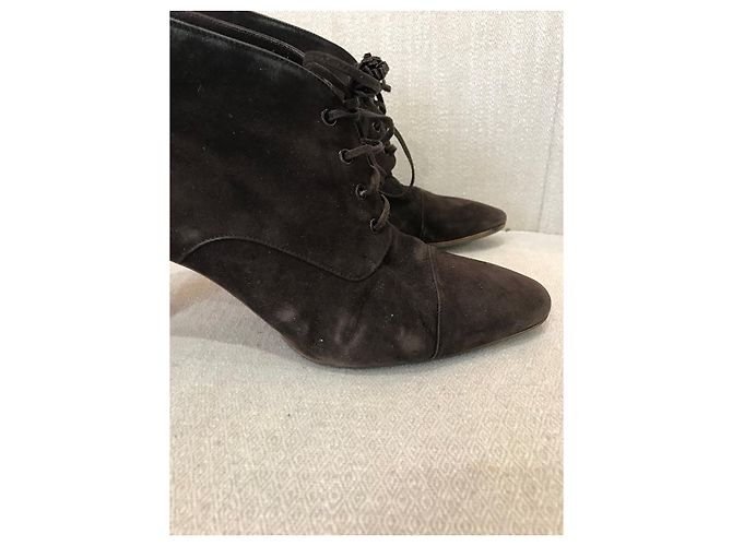 Botas Chanel marrones T.37,5 Castaño - vista 2