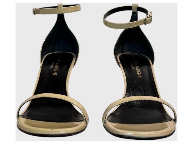 Autre Marque Sandali Saint Laurent beige T.37 - vista 3