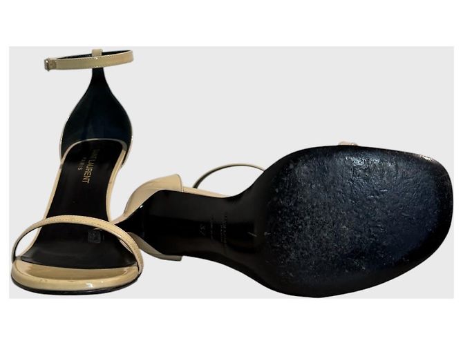 Autre Marque Sandali Saint Laurent beige T.37 - vista 4