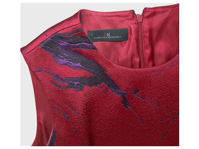 Vestido Carolina Herrera rojo T.34 Roja - vista 2