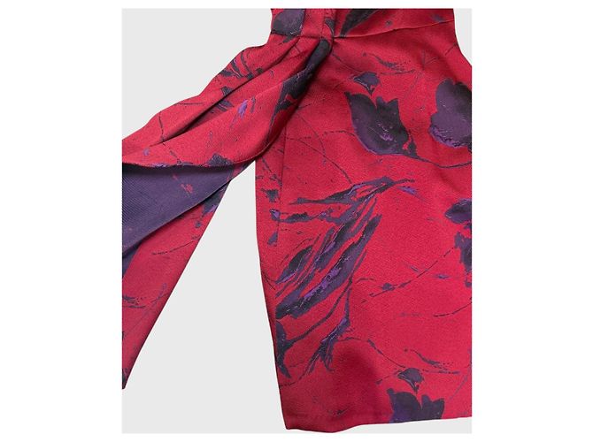 Vestido Carolina Herrera rojo T.34 Roja - vista 4