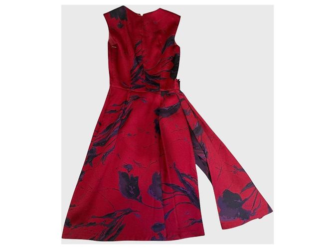 Vestido Carolina Herrera rojo T.34 Roja - vista 5