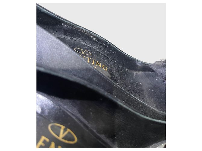 Valentino Garavani Décolleté Valentino nere T.37 Nero - vista 6