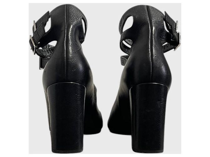 Autre Marque Sandali Saint Laurent neri T.40 Nero - vista 4