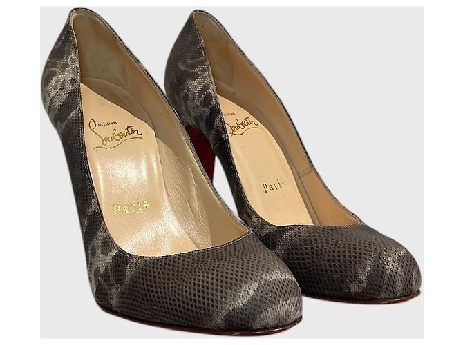Décolleté Christian Louboutin T.37 Marrone - vista 2