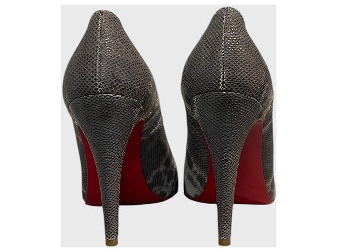 Décolleté Christian Louboutin T.37 Marrone - vista 6