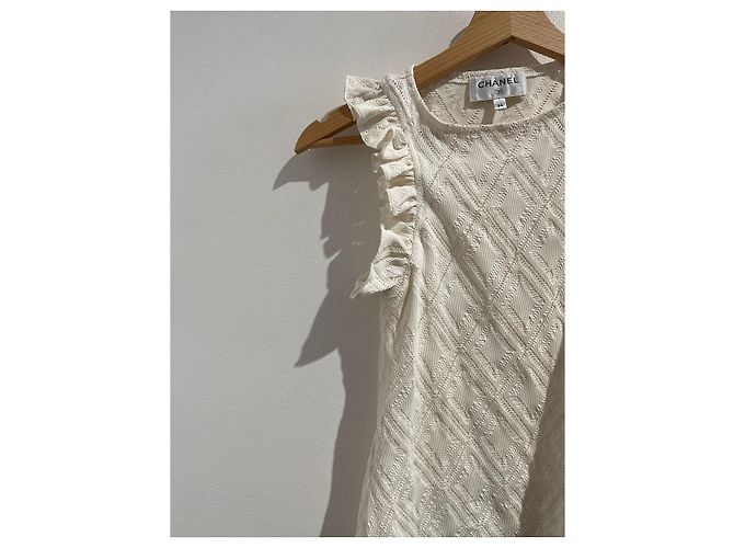 Top Chanel bianco T.34 - vista 2