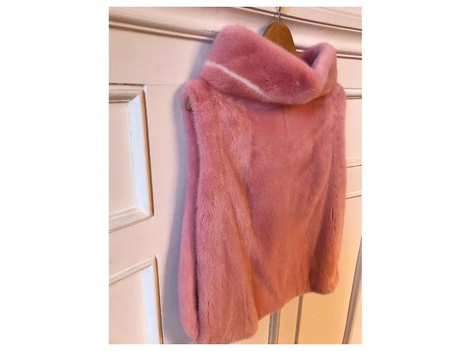 Ines et Marechal Jacke Ines & Marechal vison T.36 Pink - Ansicht 2