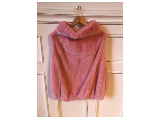 Ines et Marechal Jacke Ines & Marechal vison T.36 Pink - Ansicht 3
