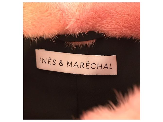 Ines et Marechal Jacke Ines & Marechal vison T.36 Pink - Ansicht 4