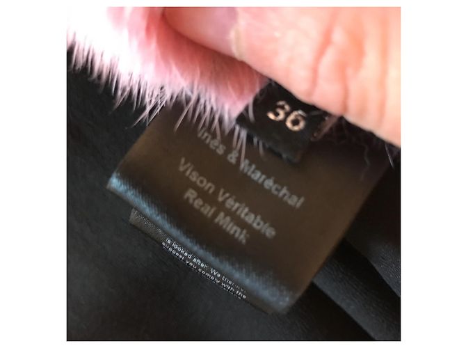 Ines et Marechal Jacke Ines & Marechal vison T.36 Pink - Ansicht 5