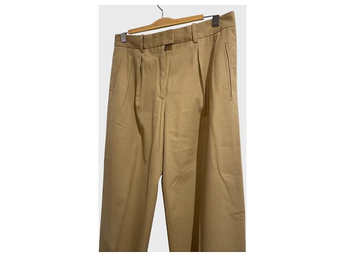 Pantalones The Row beige T.38 - vista 3