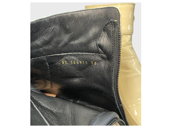 Autre Marque Botines Saint Laurent Miles T.38 Beige - vista 8