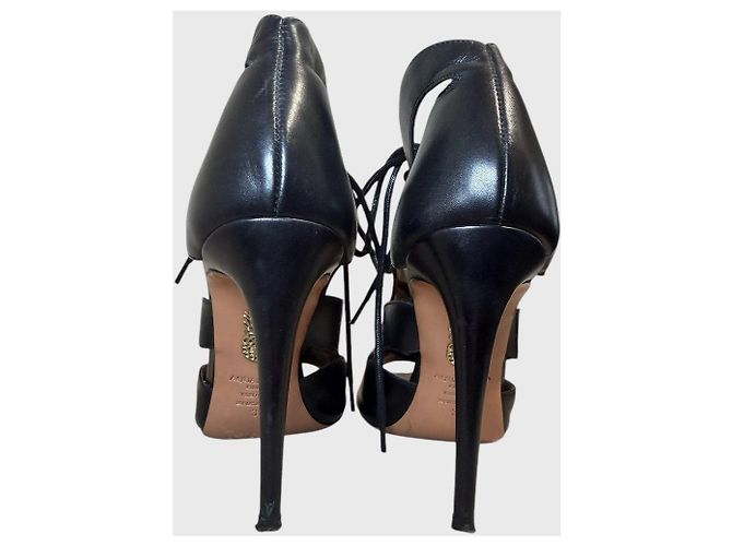 Décolleté Aquazzura neri T.38 Nero - vista 7