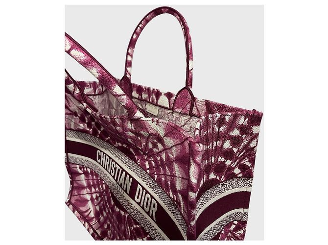 Autre Marque Borsa tote Dior Book Tote viola Porpora - vista 5