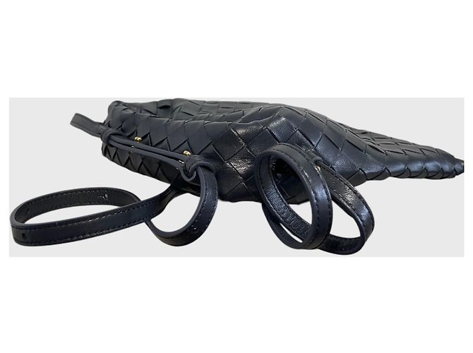 Borsa Bottega Veneta Mini Hop Grigio - vista 6