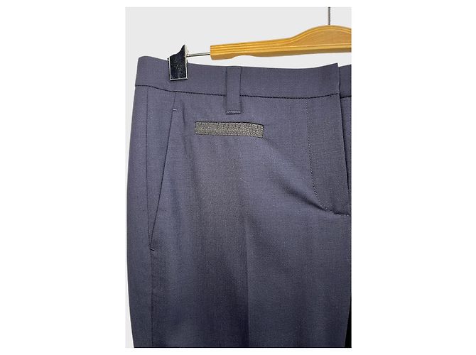 Pantalones Brunello Cucinelli azul T.42 - vista 3