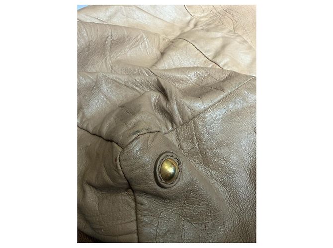 Borsa Yves Saint Laurent camel Cammello - vista 7