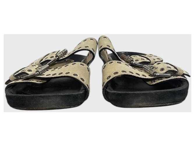 Isabel Marant Etoile Sandali Isabel Marant beige T.37 - vista 3