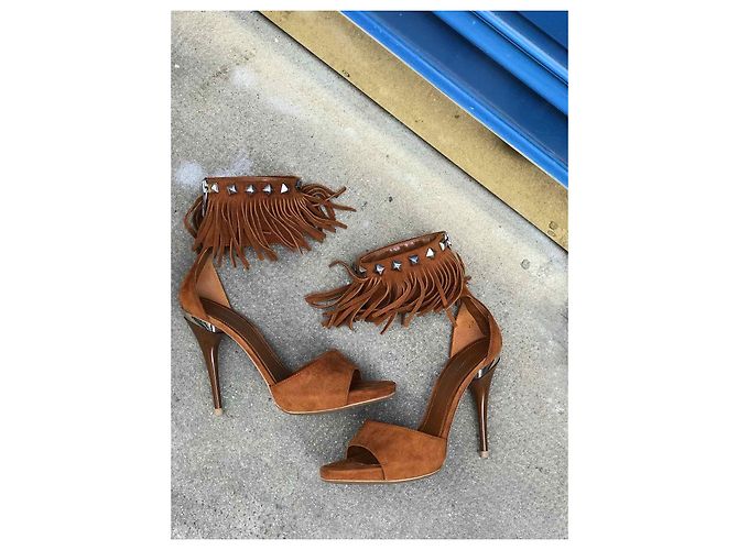 Sandali Gianvito Rossi Camels T.36 Cammello - vista 2
