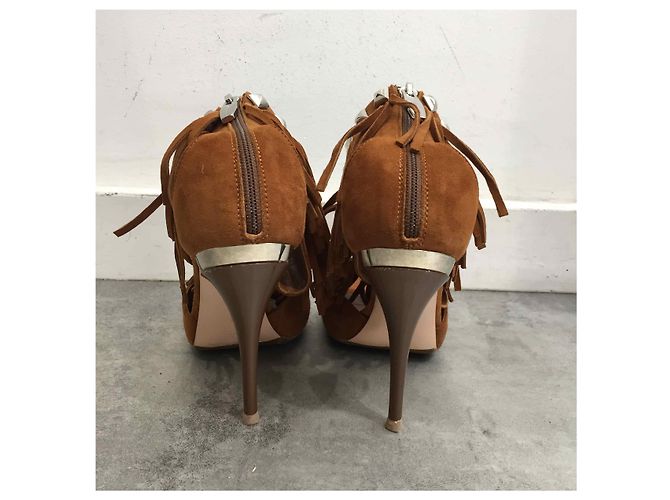 Sandali Gianvito Rossi Camels T.36 Cammello - vista 5