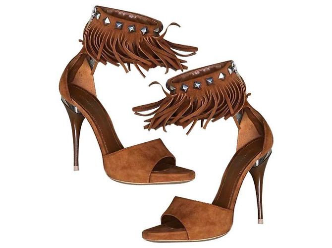 Sandali Gianvito Rossi Camels T.36 Cammello - vista 9