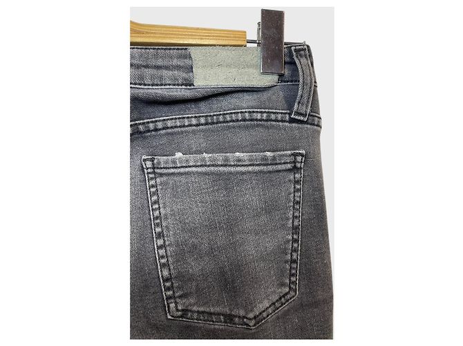 Vaqueros Slim Fit Iro Grises de Algodón Talla 27 - vista 4